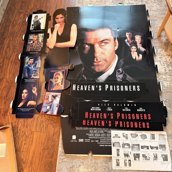 Other - Vintage Heaven's Prisoners Movie Theater Floor Standee – Alec Baldwin – 1996